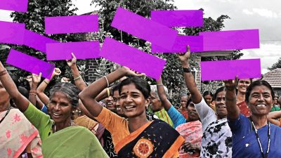 Indian women cheer for equality