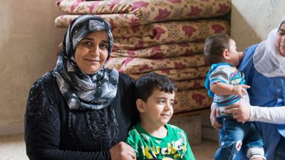 Noha and three of her children